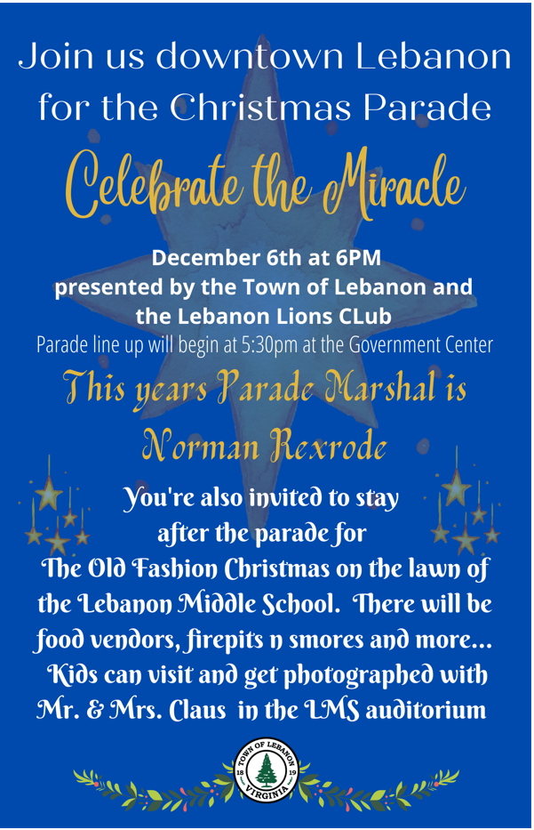 Celebrate the Miracle Lebanon Christmas Parade